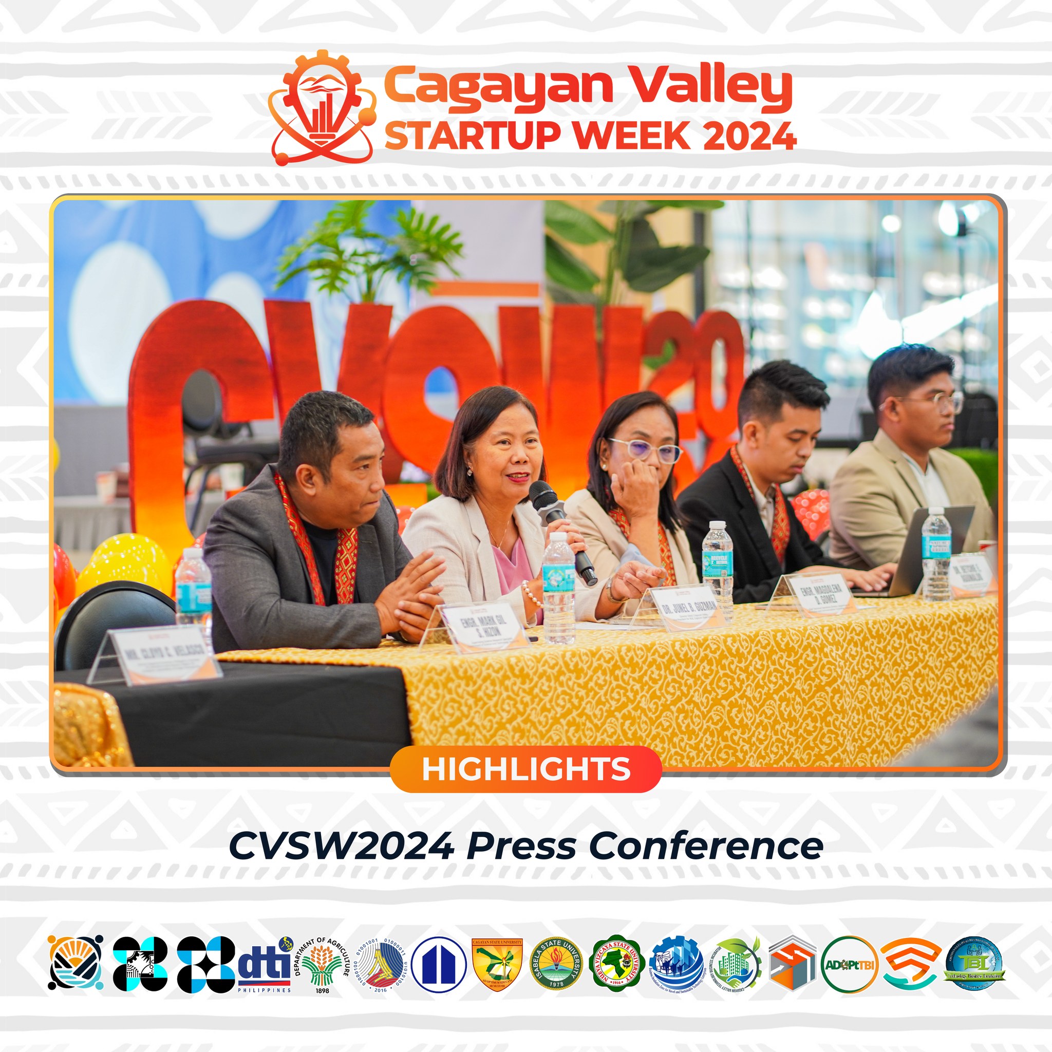 Cagayan Valley Startup Week (CVSW) 2024 Press Conference | September 17, 2024 | SM City Tuguegarao