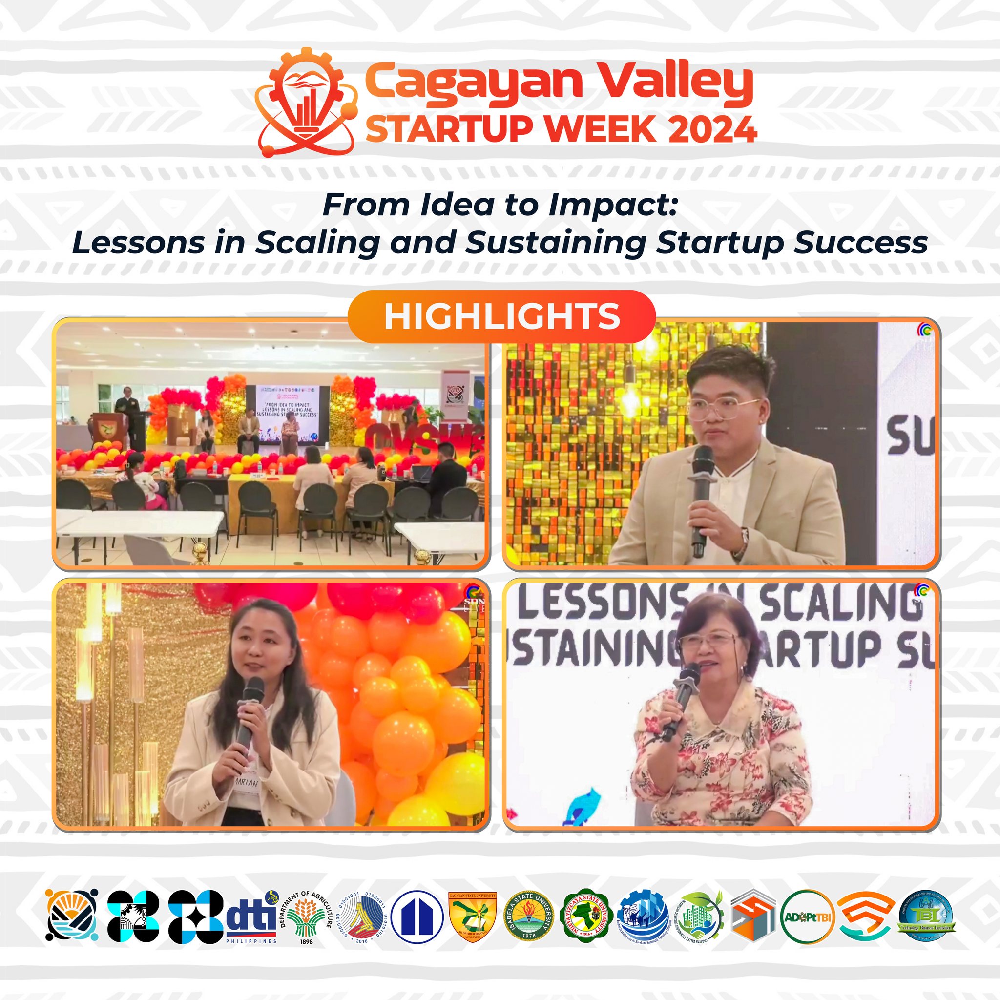 From Idea to Impact: Lessons in Scaling and Sustaining Startup Success | September 17, 2024 | SM City Tuguegarao
